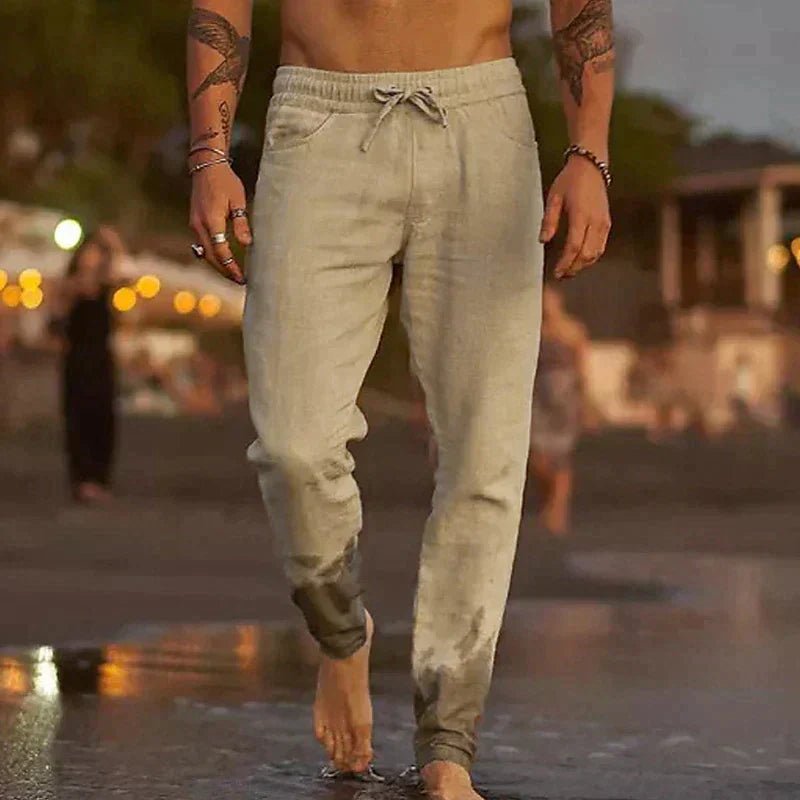 Mateo | Pantalones de Playa de Lino - Elena Duval