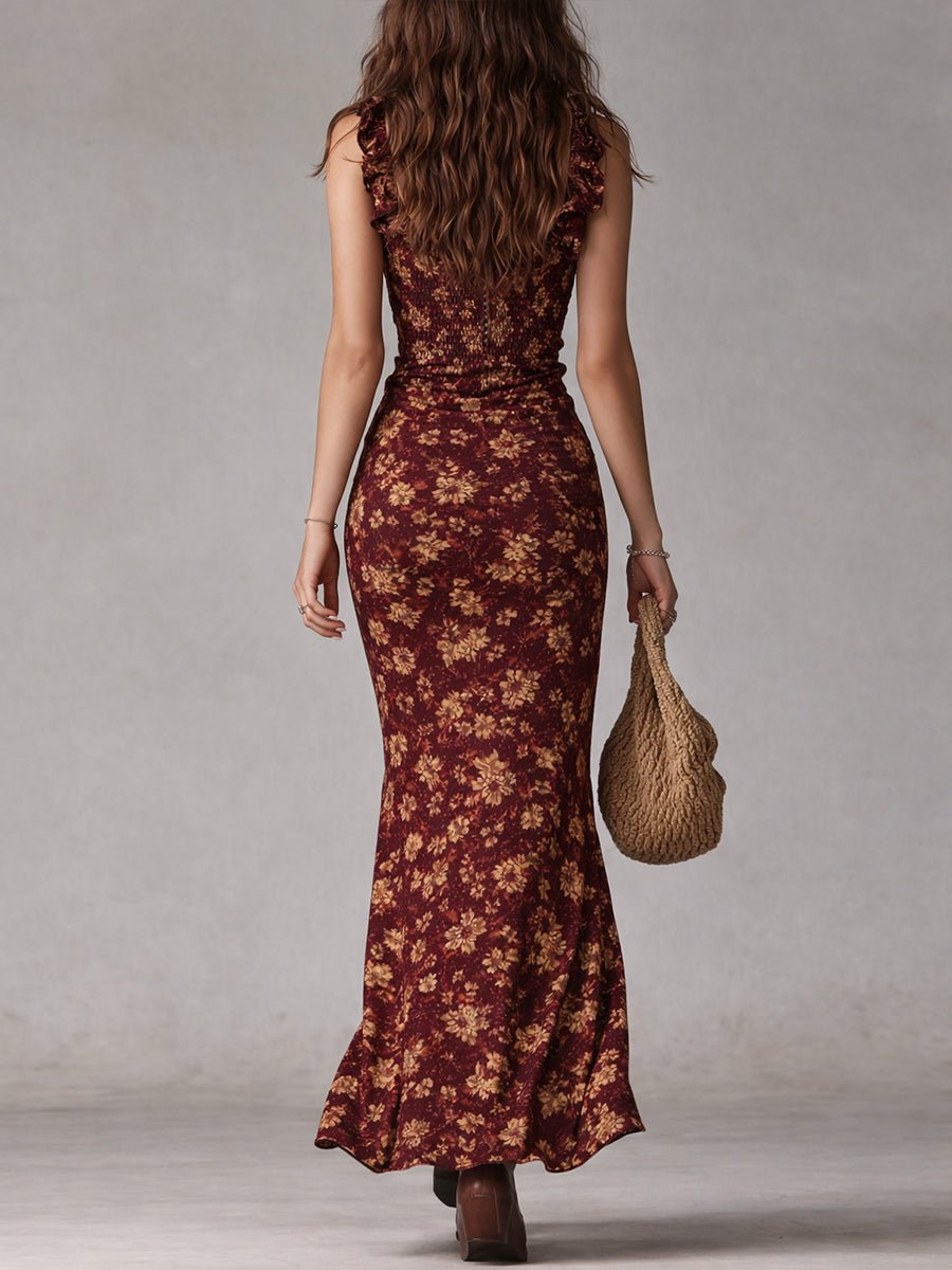 Mayfair | Vestido Largo Elegante Retro - Elena Duval
