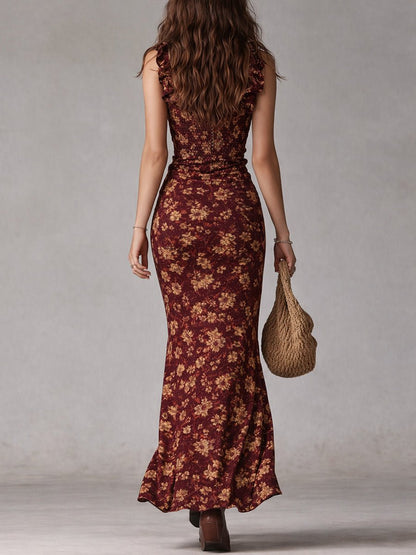 Mayfair | Vestido Largo Elegante Retro - Elena Duval