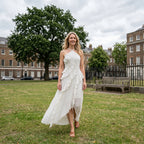 Leonor | Vestido Plisado con Volantes Elegante