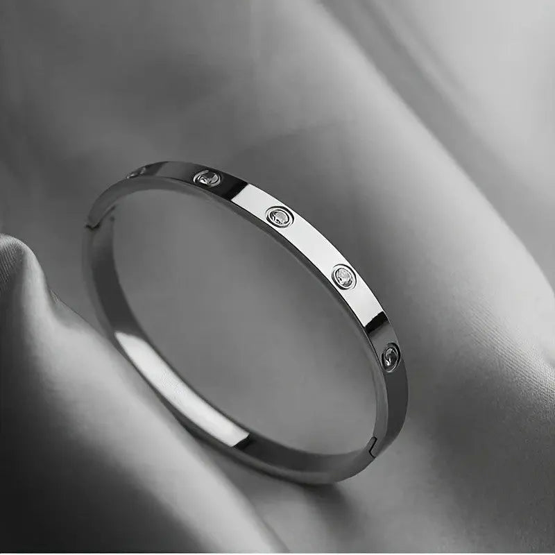Mira | Pulsera de Oro Blanco - Elena Duval