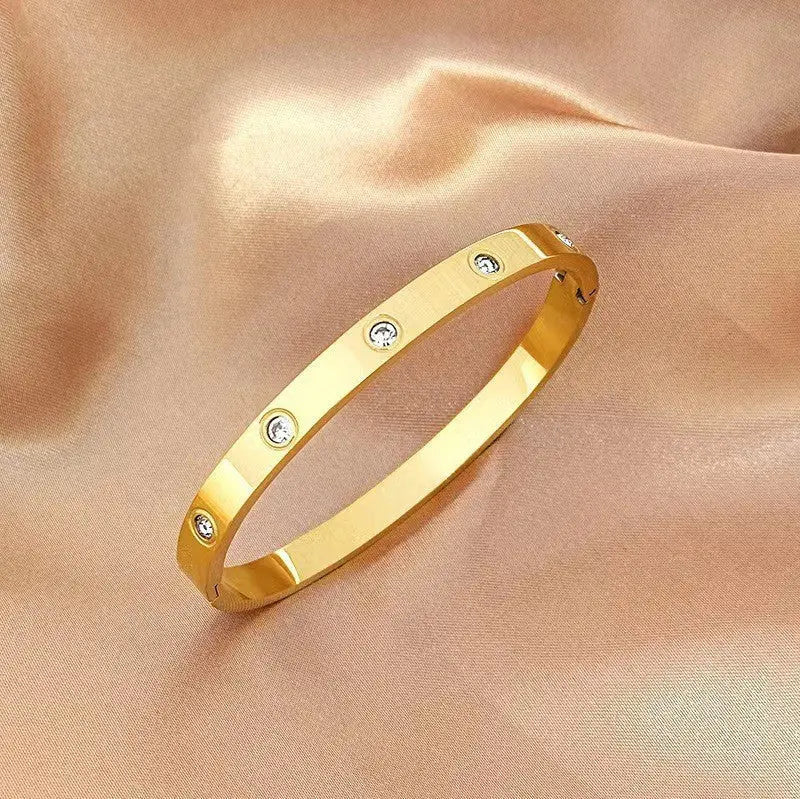 Mira | Pulsera de Oro Blanco - Elena Duval