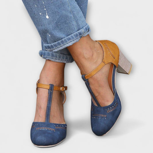 Miriam | Tacones de Confort y Elegancia Clásica - Elena Duval