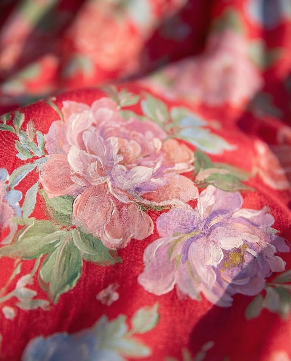 Miriam | Vestido floral con cuello en V - Elena Duval