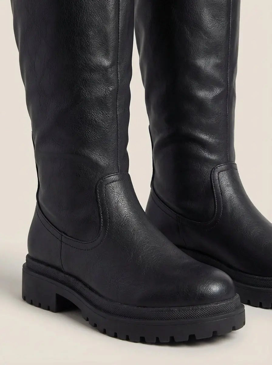 Nadia | Botas Altas Negras - Elena Duval