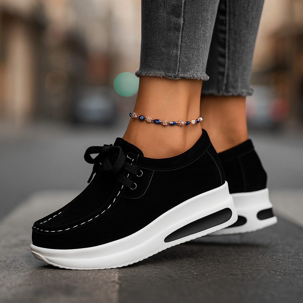 Nadia | Women's Platform Lace Up Sneakers