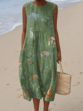 Noa | Vestido Midi Bosque Encantado - Elena Duval