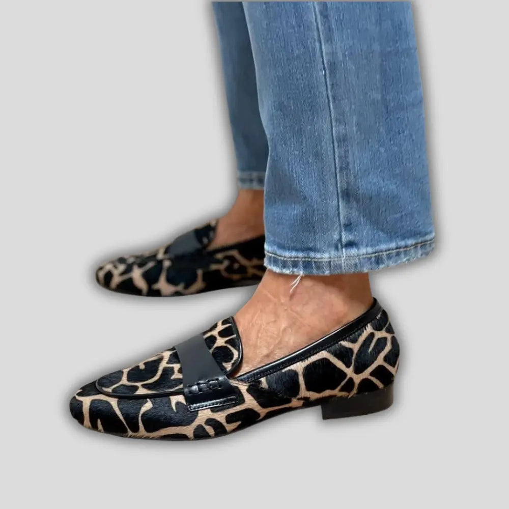 Noemi | Mocasín Ortopédico Animal Print - Elena Duval