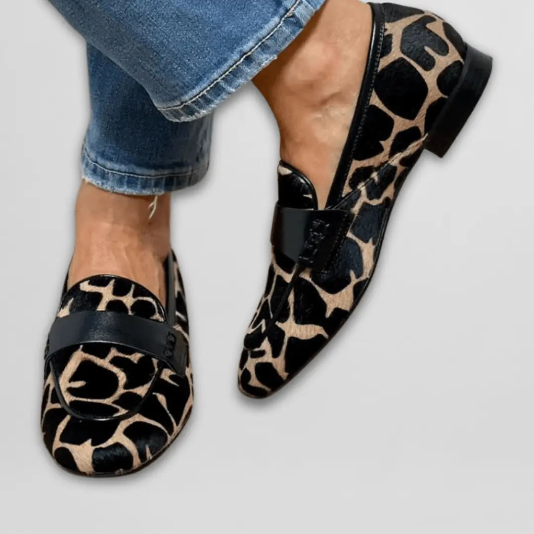 Noemi | Mocasín Ortopédico Animal Print - Elena Duval