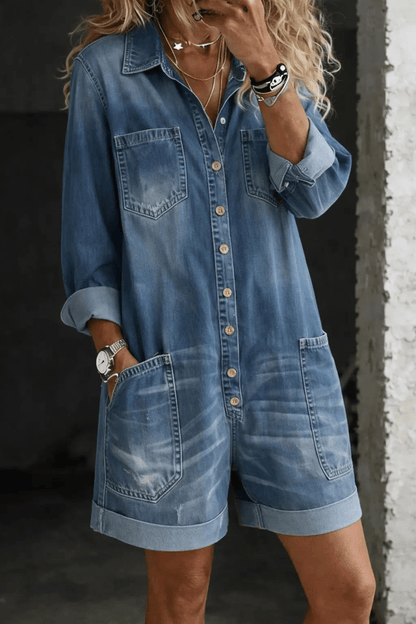Nora | Jumpsuit Corto Casual - Elena Duval