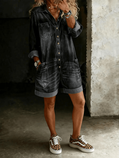 Nora | Jumpsuit Corto Casual - Elena Duval