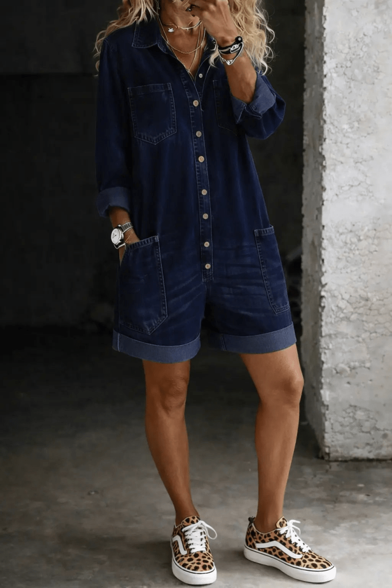 Nora | Jumpsuit Corto Casual - Elena Duval