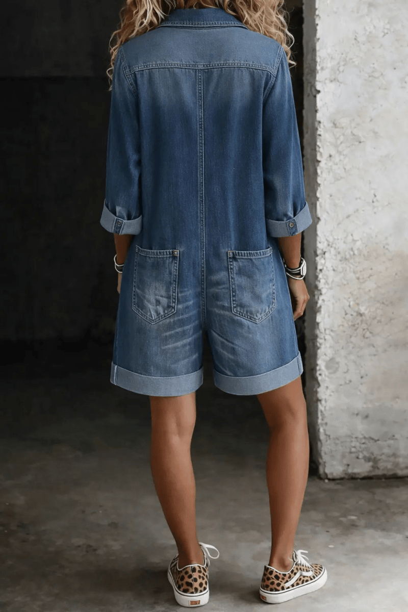 Nora | Jumpsuit Corto Casual - Elena Duval