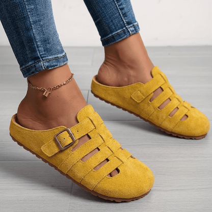 Nuria | Sandalias Mules Cómodas sin Cierre - Elena Duval