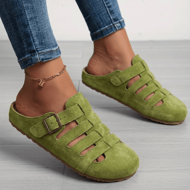 Nuria | Sandalias Mules Cómodas sin Cierre - Elena Duval