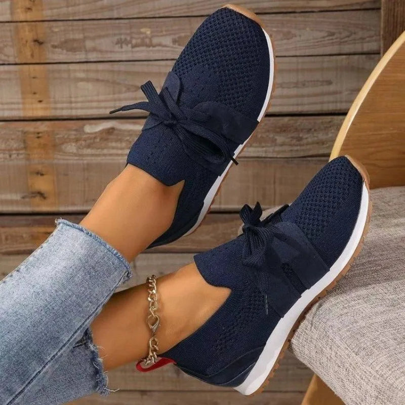 Ophelia | Women's Bow Slip-On Sneakers