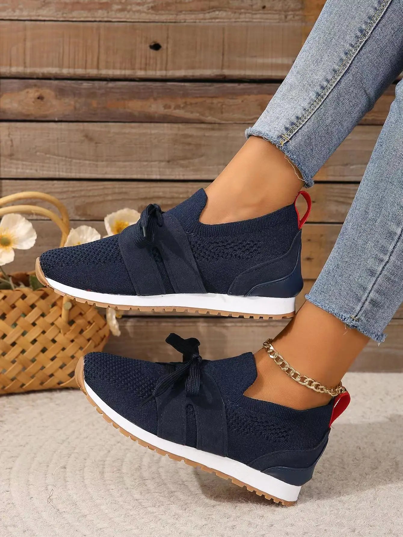 Ophelia | Women's Bow Slip-On Sneakers