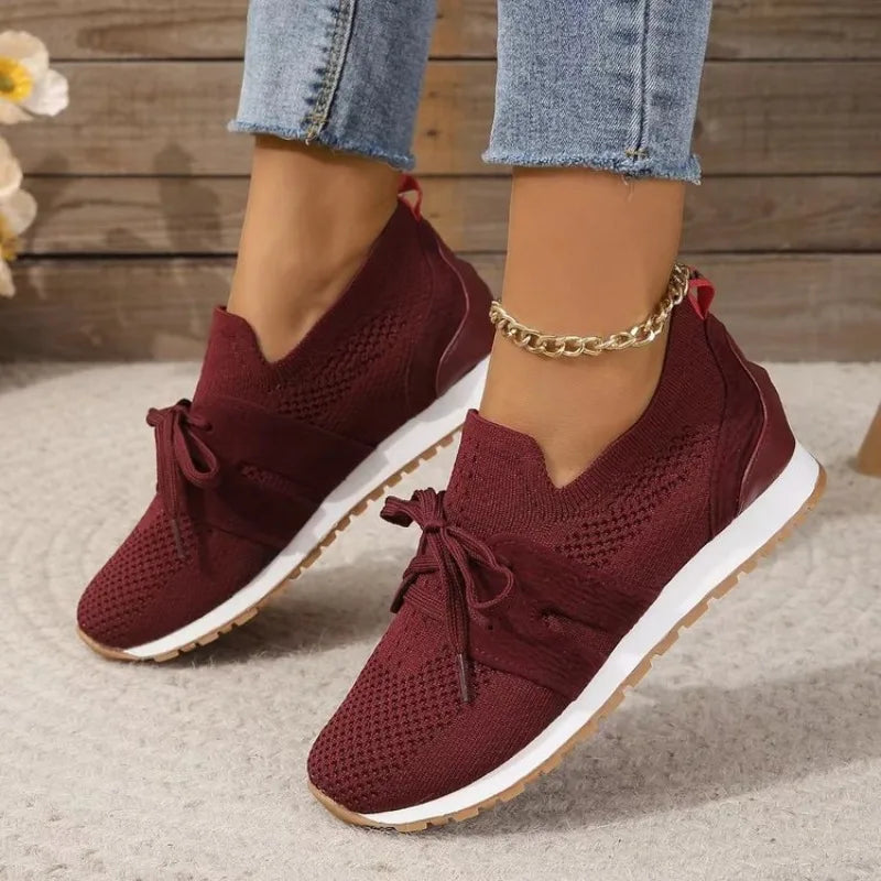 Ophelia | Women's Bow Slip-On Sneakers