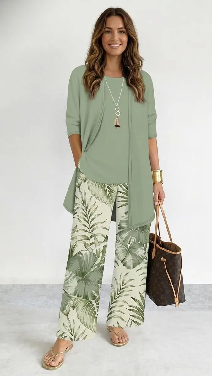 Palmira | Conjunto Tropical de Tres Piezas - Elena Duval