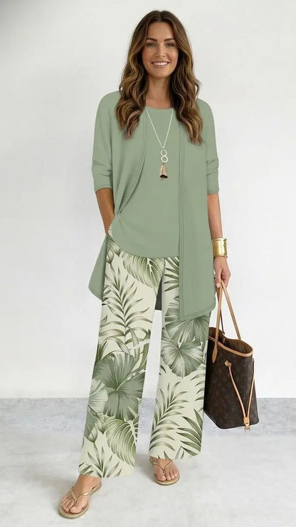 Palmira | Conjunto Tropical de Tres Piezas - Elena Duval