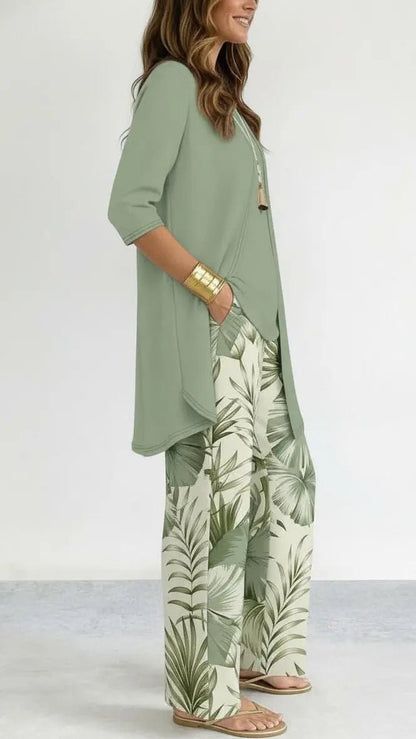 Palmira | Conjunto Tropical de Tres Piezas - Elena Duval