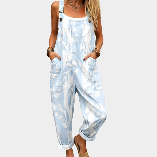 Peto Estampado Azul y Blanco - Elena Duval