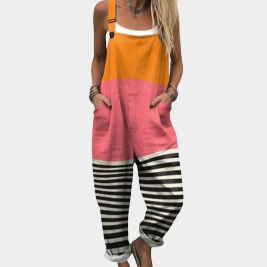 Peto Estampado Naranja, Rosa y Negro - Elena Duval