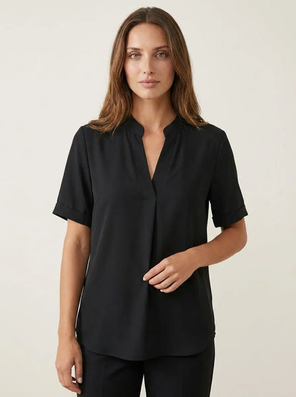Raquel | Blusa Elegante con Cuello en V - Elena Duval