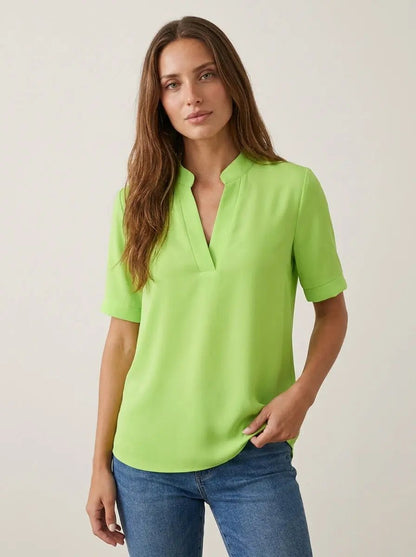 Raquel | Blusa Elegante con Cuello en V - Elena Duval