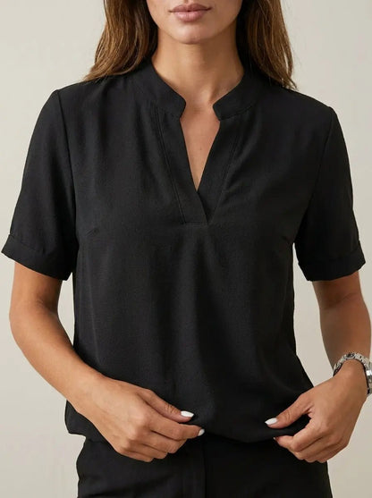 Raquel | Blusa Elegante con Cuello en V - Elena Duval