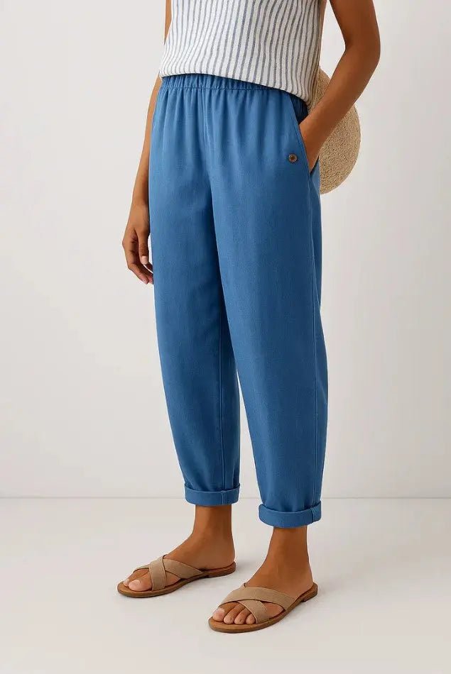 Romina | Pantalón de Lino y Algodón - Elena Duval