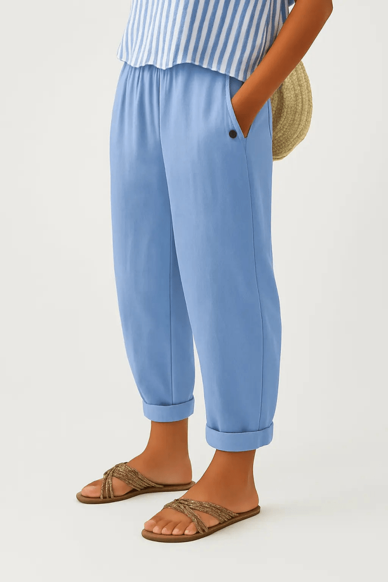 Romina | Pantalón de Lino y Algodón - Elena Duval