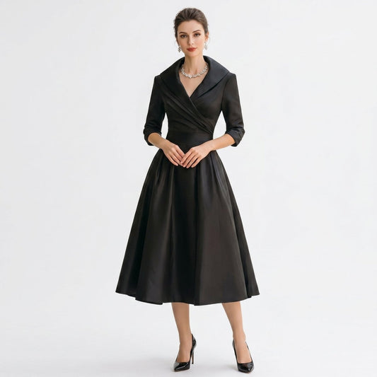 Rosa - Vestido Vintage Elegante - Elena Duval