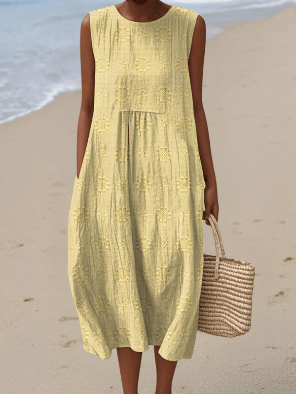 Rose | Vestido Midi Bordado - Elena Duval
