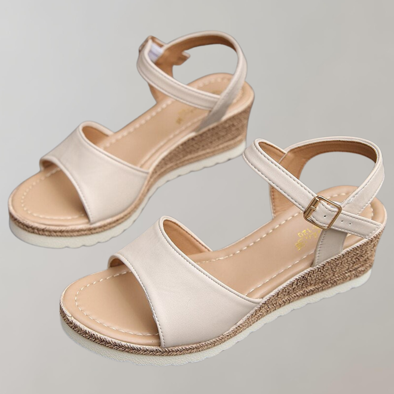 Roxanne | Women's Platform Wedge Ankle Strap Sandals