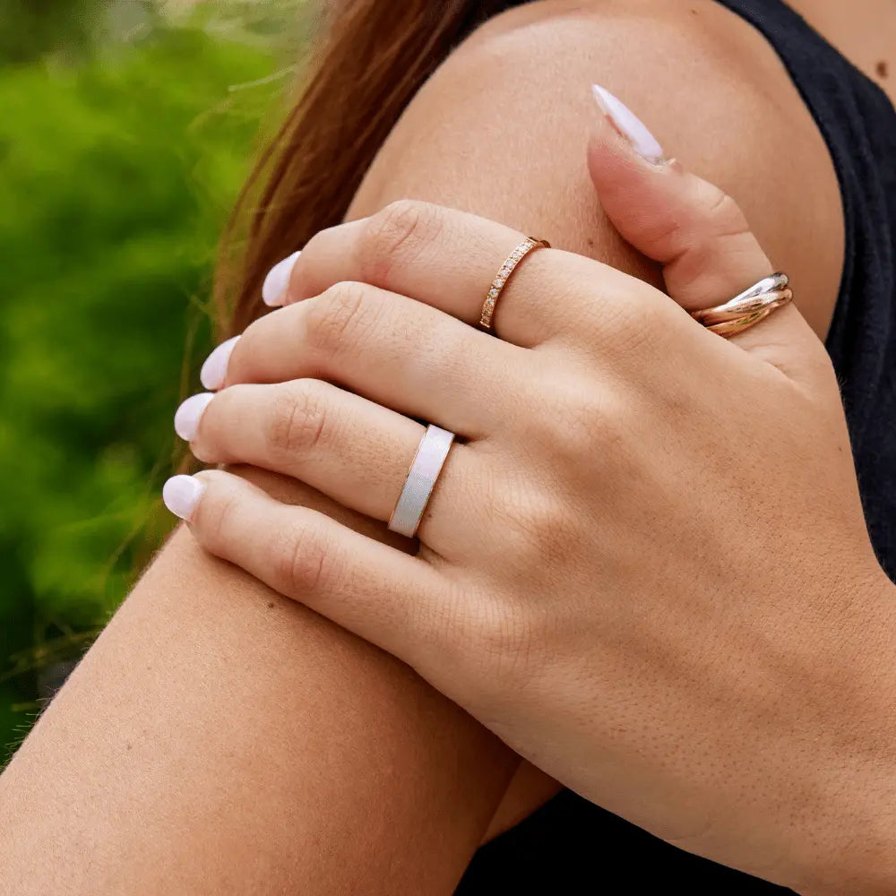 Sahara | Anillo Color Blanco - Elena Duval