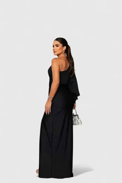 Saryxiah | Vestido Maxi con Hombro Descubierto - Elena Duval