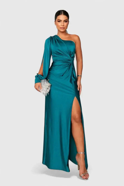 Saryxiah | Vestido Maxi con Hombro Descubierto - Elena Duval