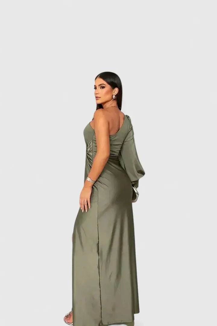 Saryxiah | Vestido Maxi con Hombro Descubierto - Elena Duval