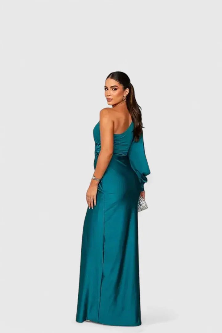 Saryxiah | Vestido Maxi con Hombro Descubierto - Elena Duval