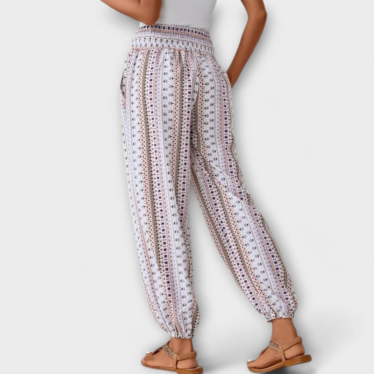 Scarlett | Pantalón con Estampado Étnico - Elena Duval