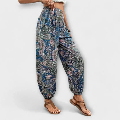 Scarlett | Pantalón con Estampado Étnico - Elena Duval