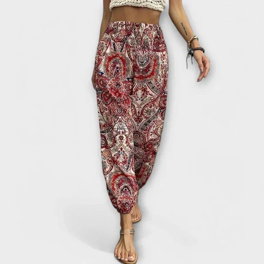 Scarlett | Pantalón con Estampado Étnico - Elena Duval
