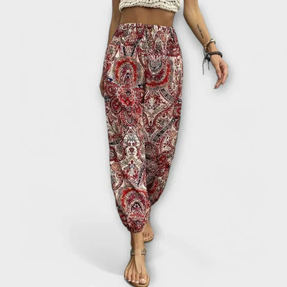 Scarlett | Pantalón con Estampado Étnico - Elena Duval