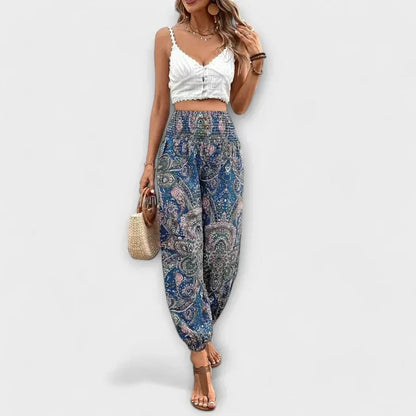 Scarlett | Pantalón con Estampado Étnico - Elena Duval