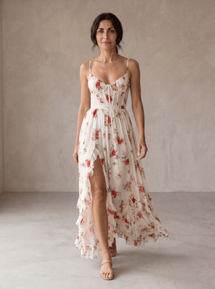 Scarlett | Vestido Floral Romántico - Elena Duval