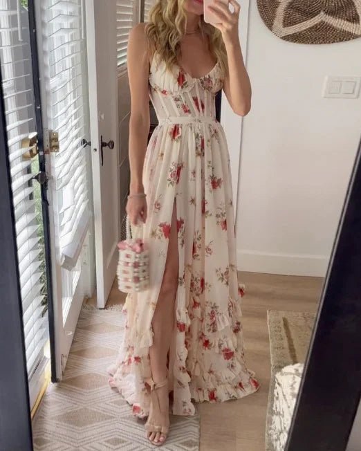 Scarlett | Vestido Floral Romántico - Elena Duval