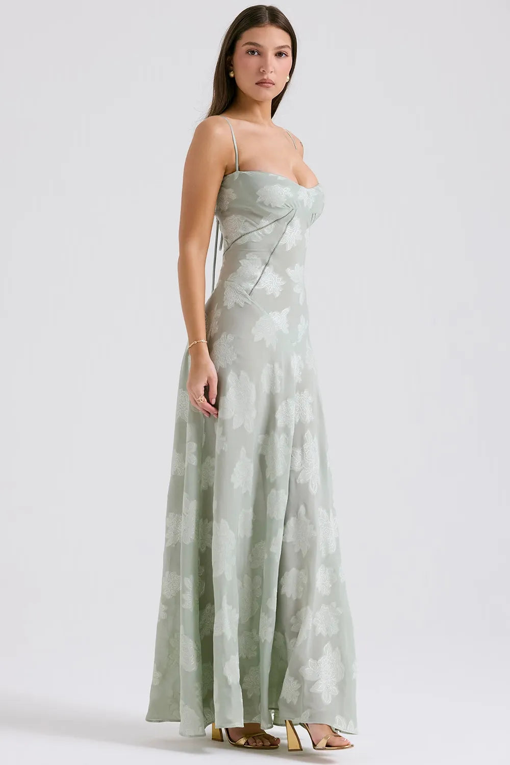 Gretchen™ | Long Summer Dress with Open Back and Adjustable Straps