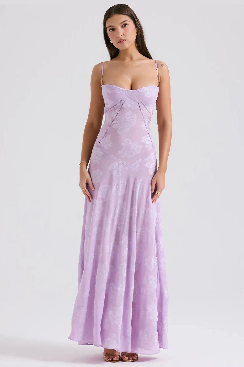 Gretchen™ | Long Summer Dress with Open Back and Adjustable Straps