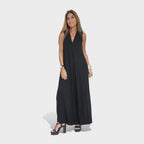 Filipa - Colete + Vestido Longo com Decote em V